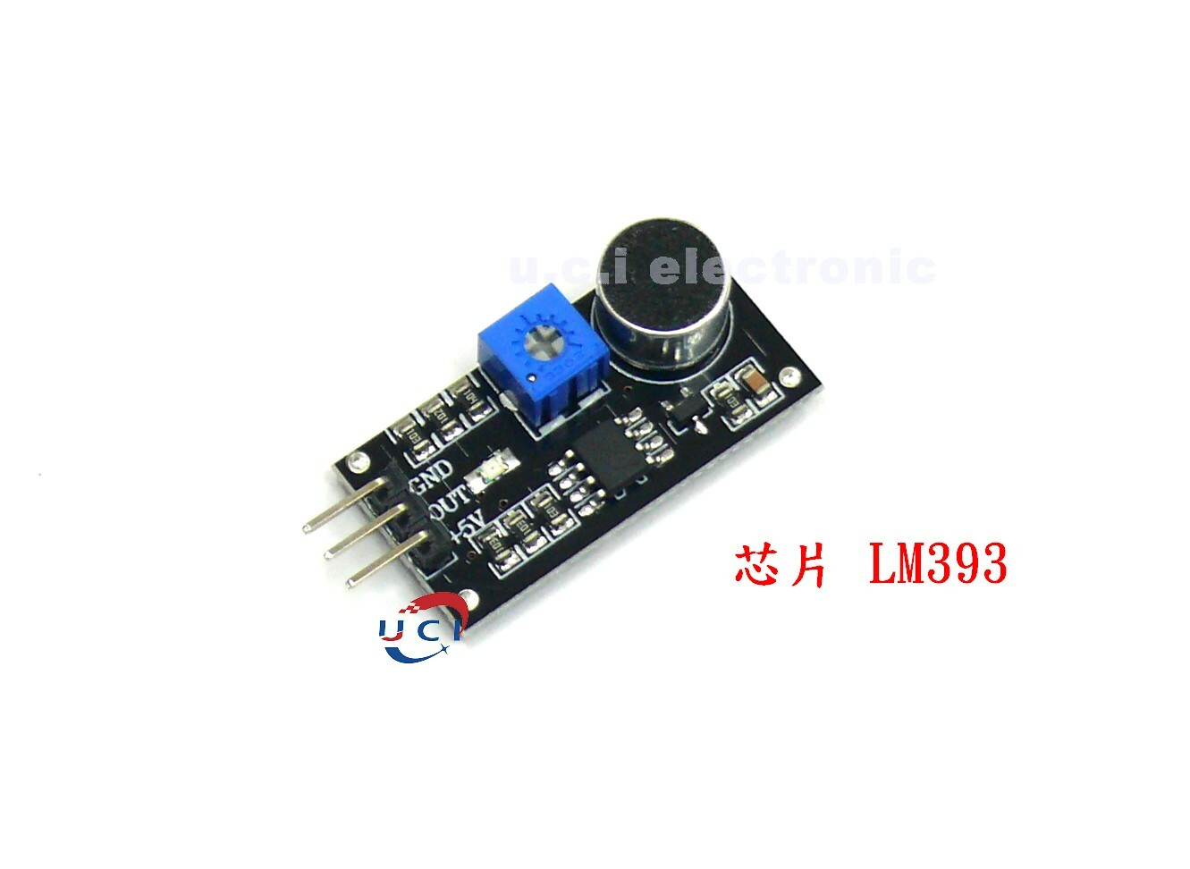 【UCI電子】 (E-1) 聲音檢測感測器模組 聲音感測器 LM393 喇叭 Arduino全相容