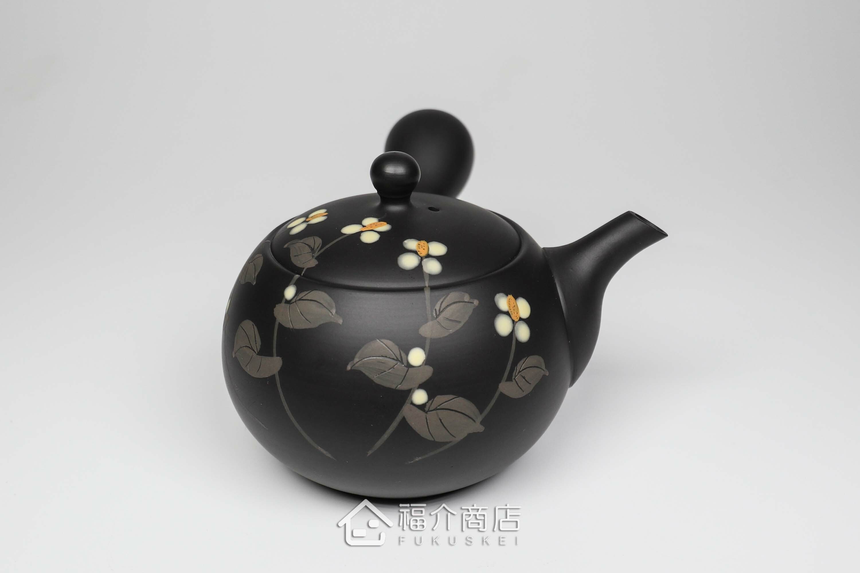 泡茶用的日本陶瓷茶壺