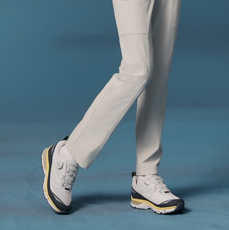 【EIDER】Aero防水GTX透氣免帶式短筒鞋  / 24EDUS24G28-[白黃拼]