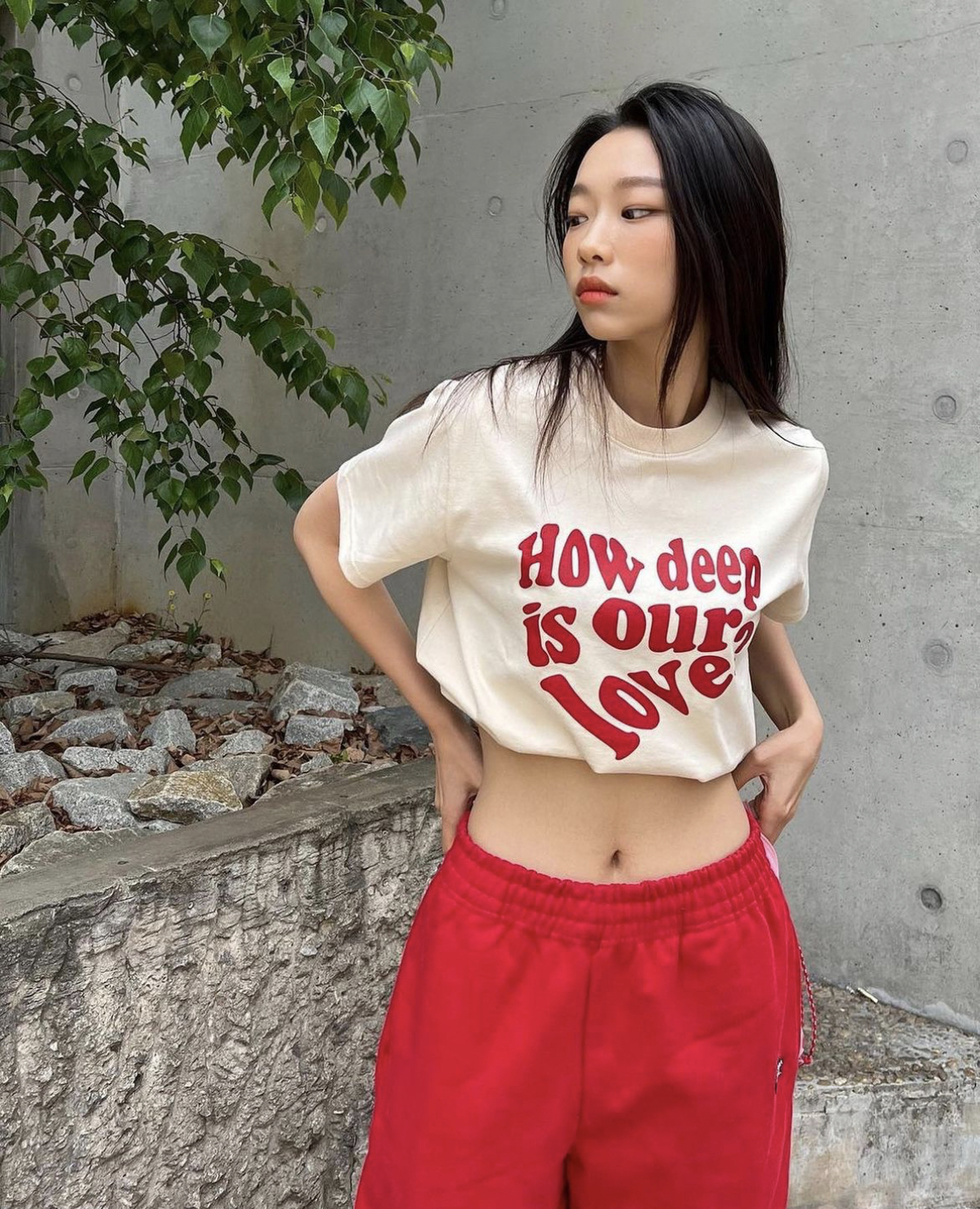 韓國🇰🇷連線 LUV IS TRUE IN LOVE經典文字短T 3色(任買兩件711免運)/預購