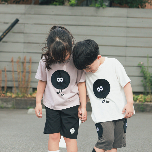 日本NICO HRAT 煤煤蟲 天竺棉 短袖上衣 (共3色，90-140) 240141