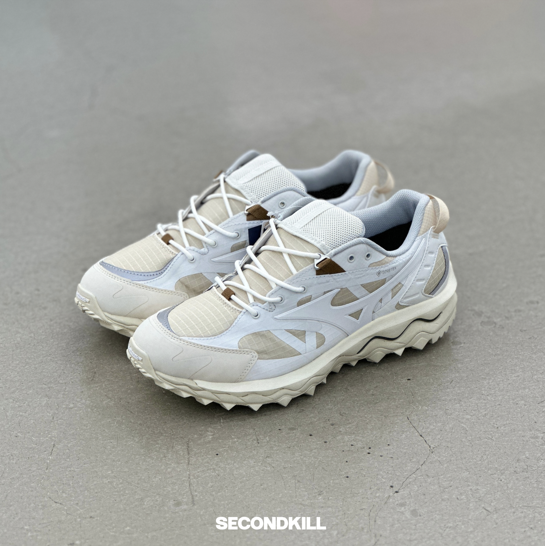 Mizuno Rb line Wave Mujin TL GTX White Beige | D1GA237304