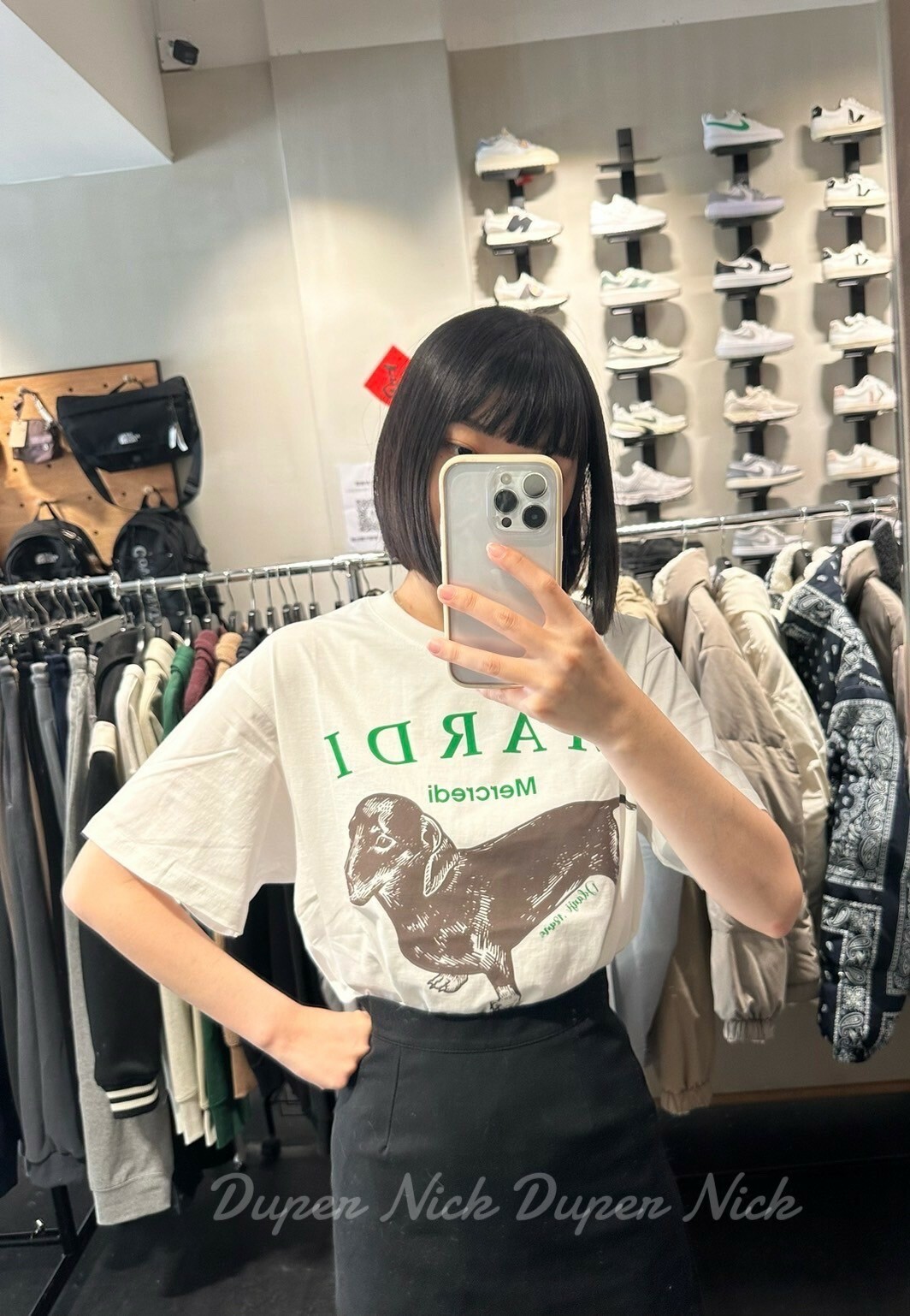 MARDI MERCREDI LOGO 短袖 (臘腸狗)