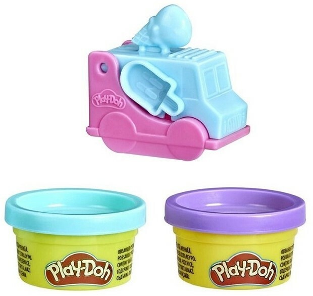 《 Play-Doh 培樂多 》 培樂多 迷你餐車黏土遊戲組 - 冰淇淋