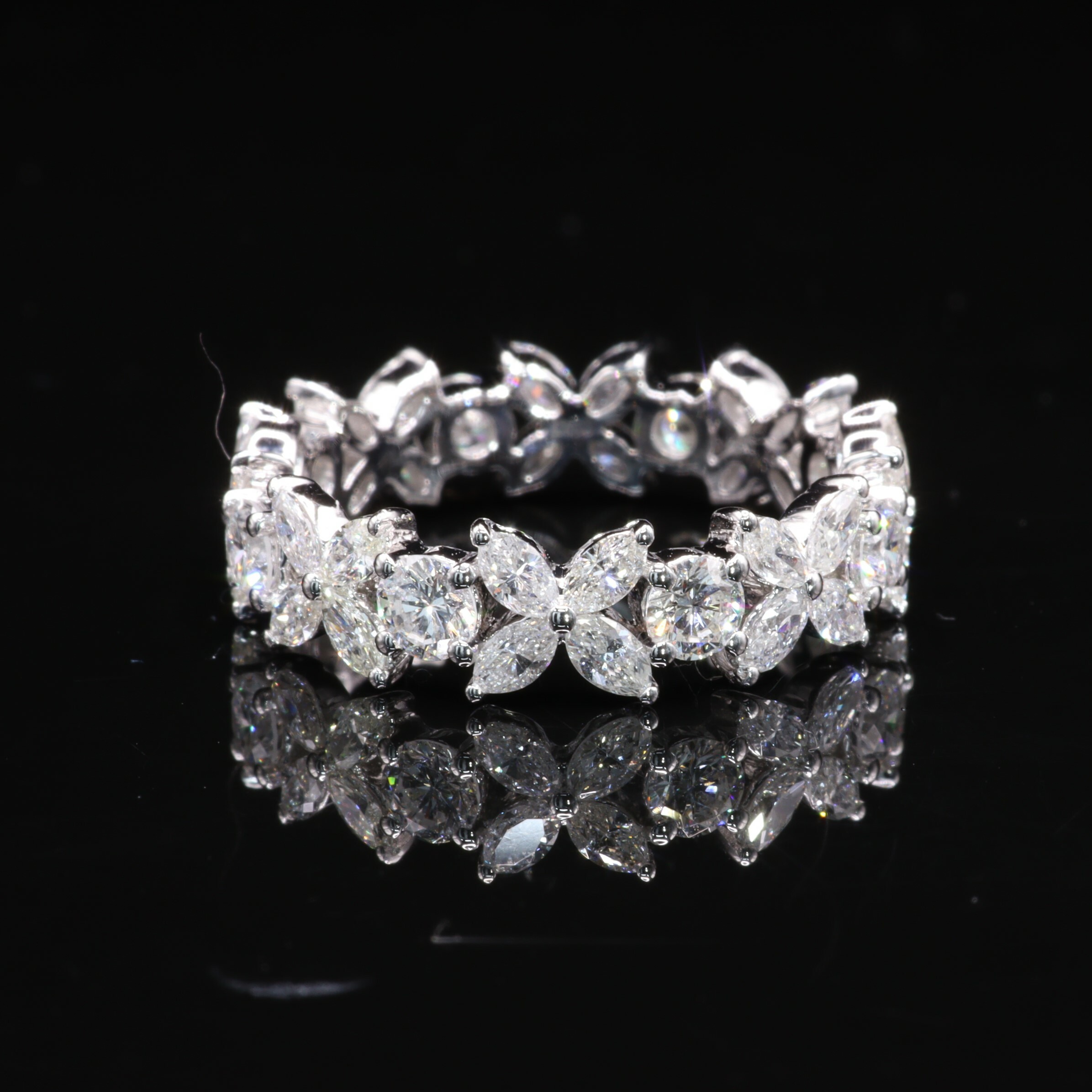 18K White Gold 2.03ct Diamond Eternity Ring