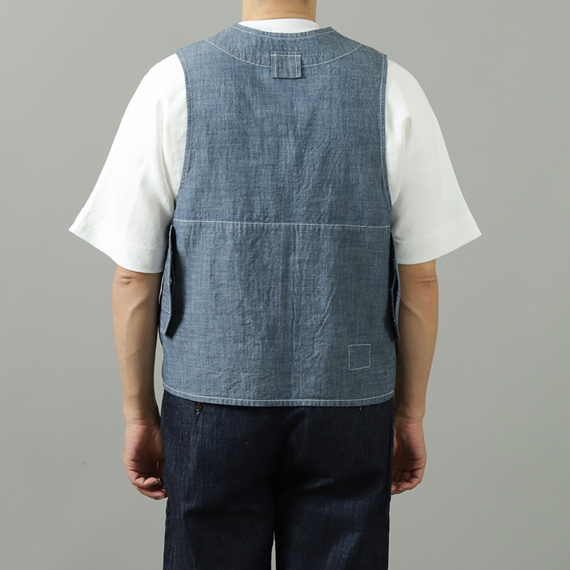 BLUCO/ブルコ　UTILITY VEST L. INDIGO 楽天市場】BLUCO/ブルコ 12oz DENIM UTILITY VEST/デニム