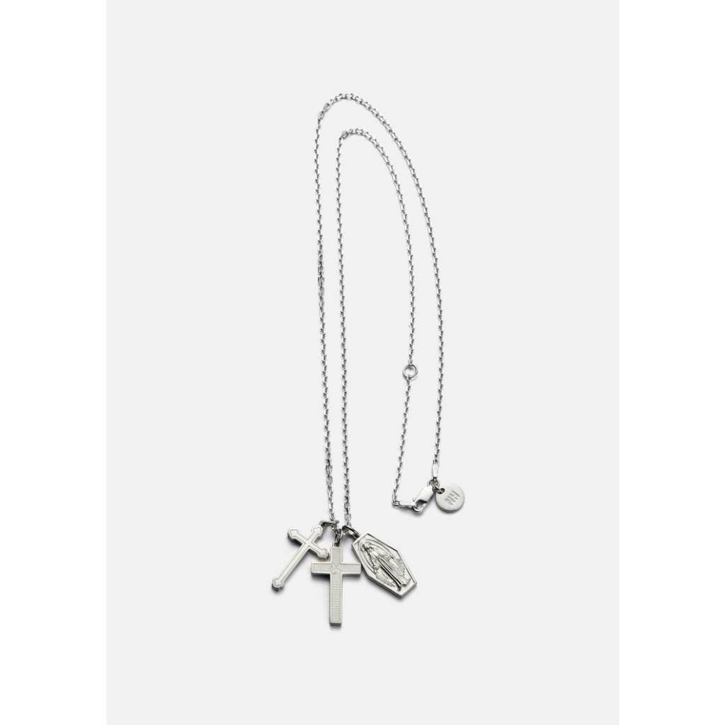 アクセサリー NEIGHBORHOOD 24SS TRIPLE TOP NECKLACE Neighborhood Silver Triple Top Necklace Neighborhood