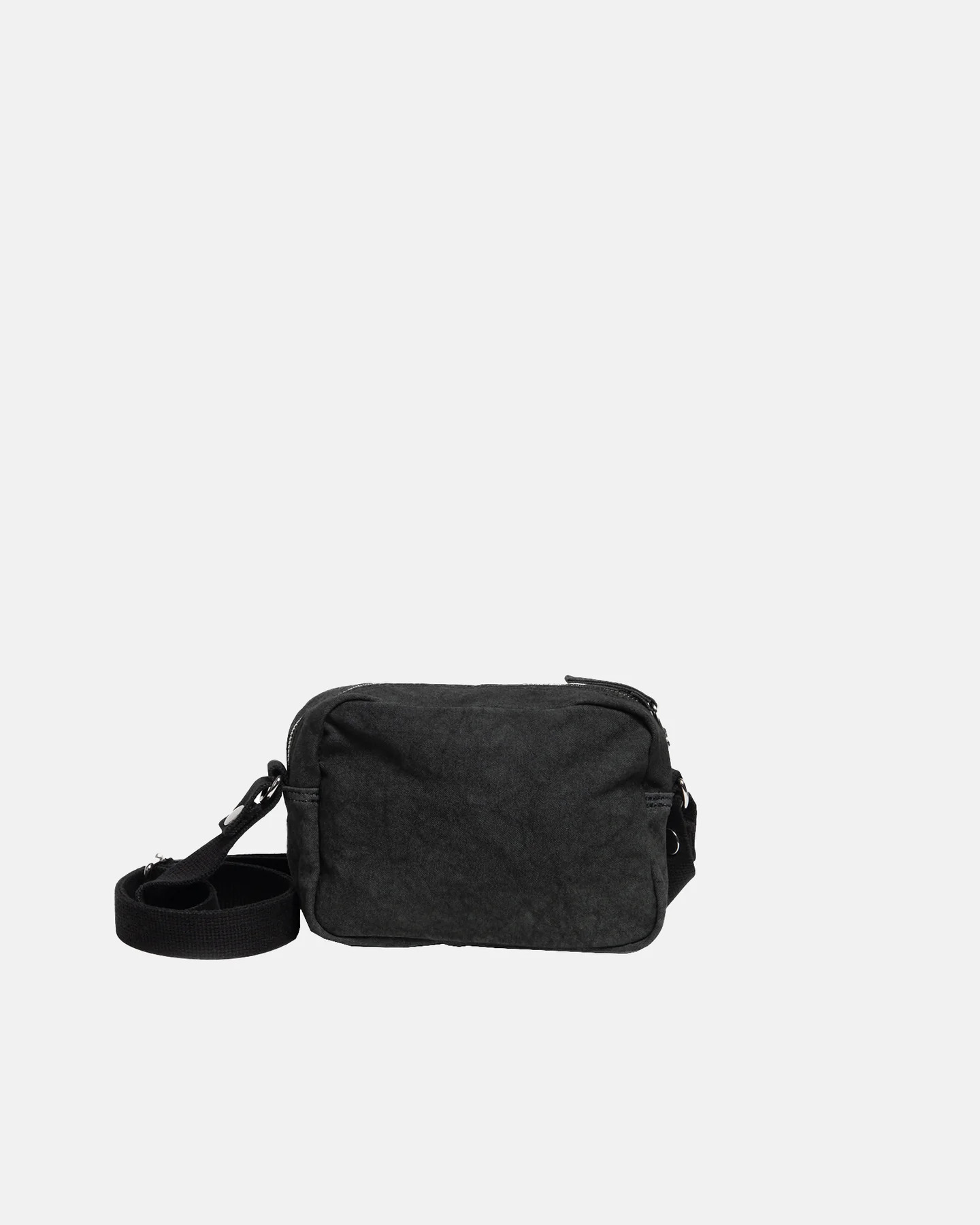 Stussy Canvas Side Pouch - Washed Black