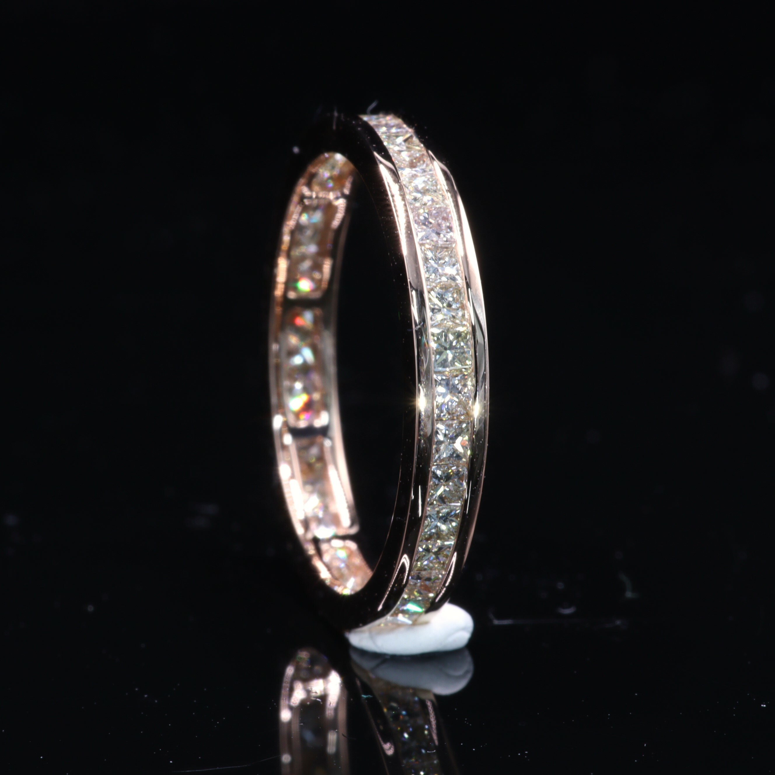 18K Rose Gold 0.88ct Diamond Eternity Ring