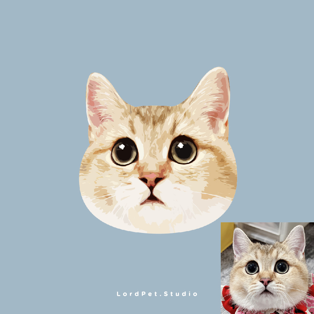 額外寵物頭像繪畫效果 (Style 1)