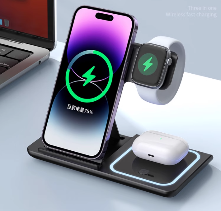 睿量三合一無線充電器 (1kg)