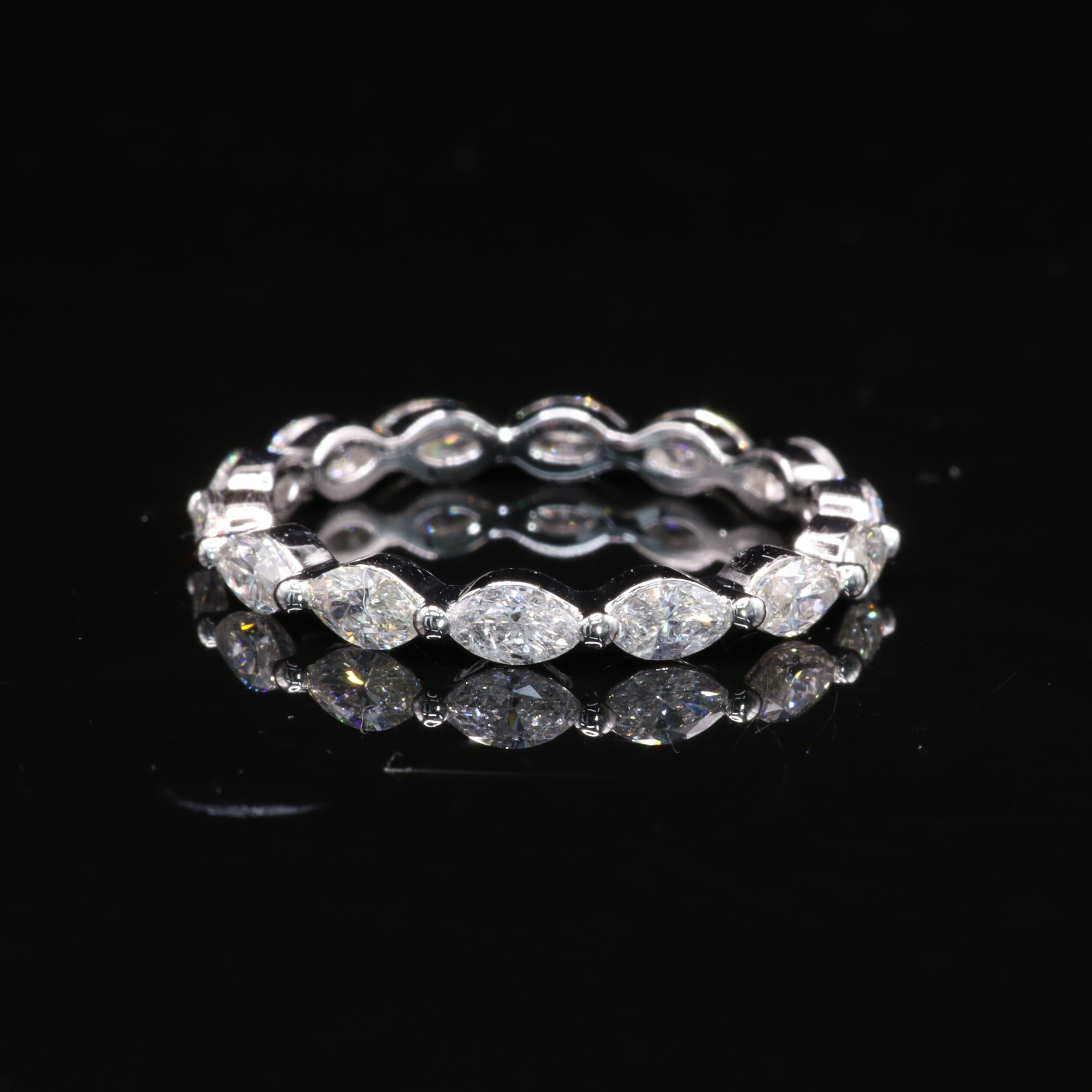 18K White Gold 1.11ct Diamond Eternity Ring