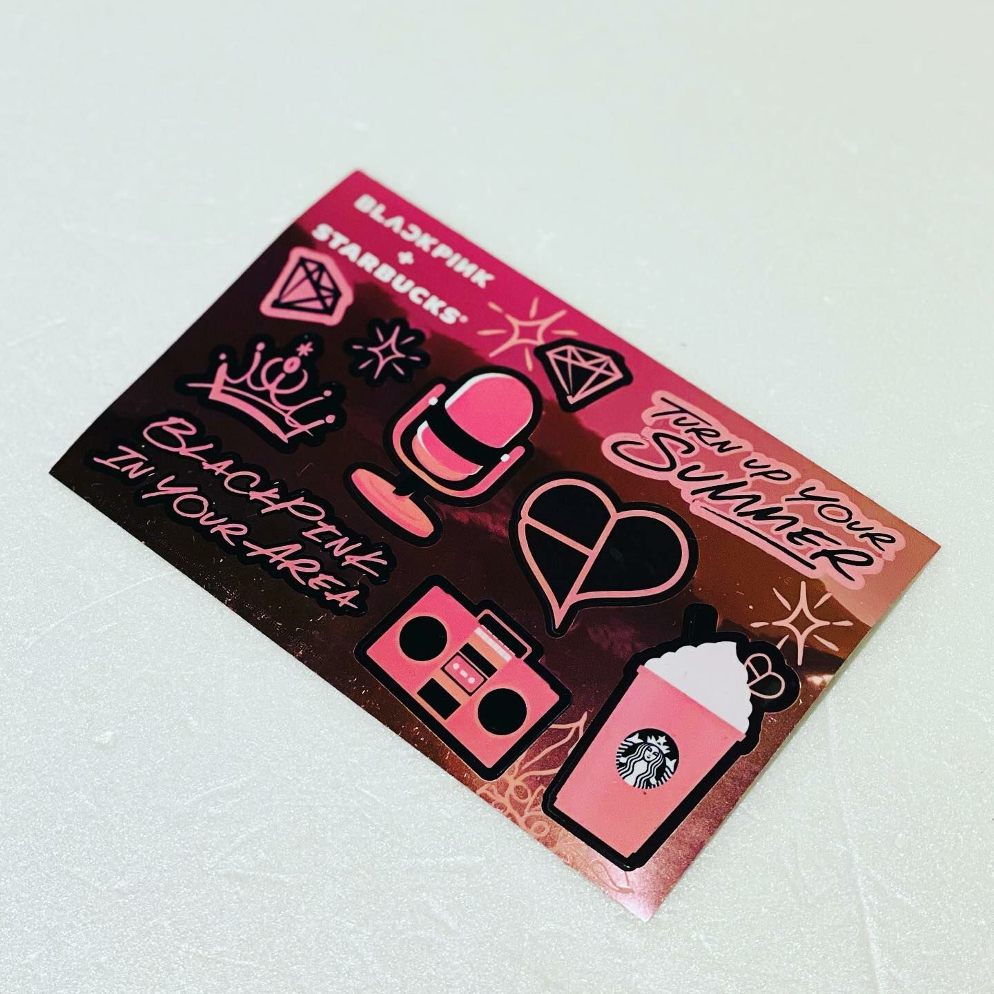 BLACKPINK💗 X STARBUCKS 星巴克BLACKPINK限量貼紙