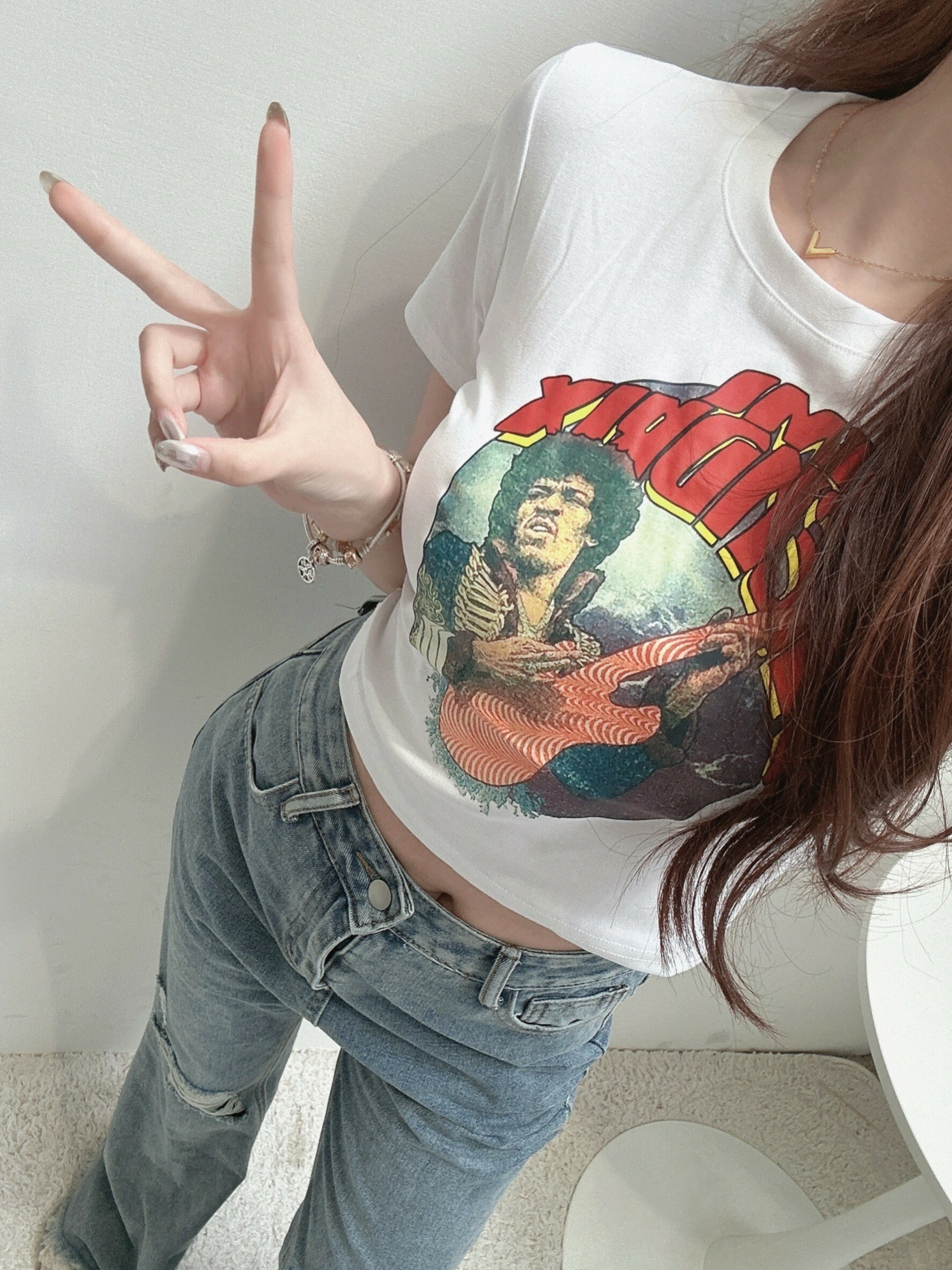 漫畫膠印短TEE/三色