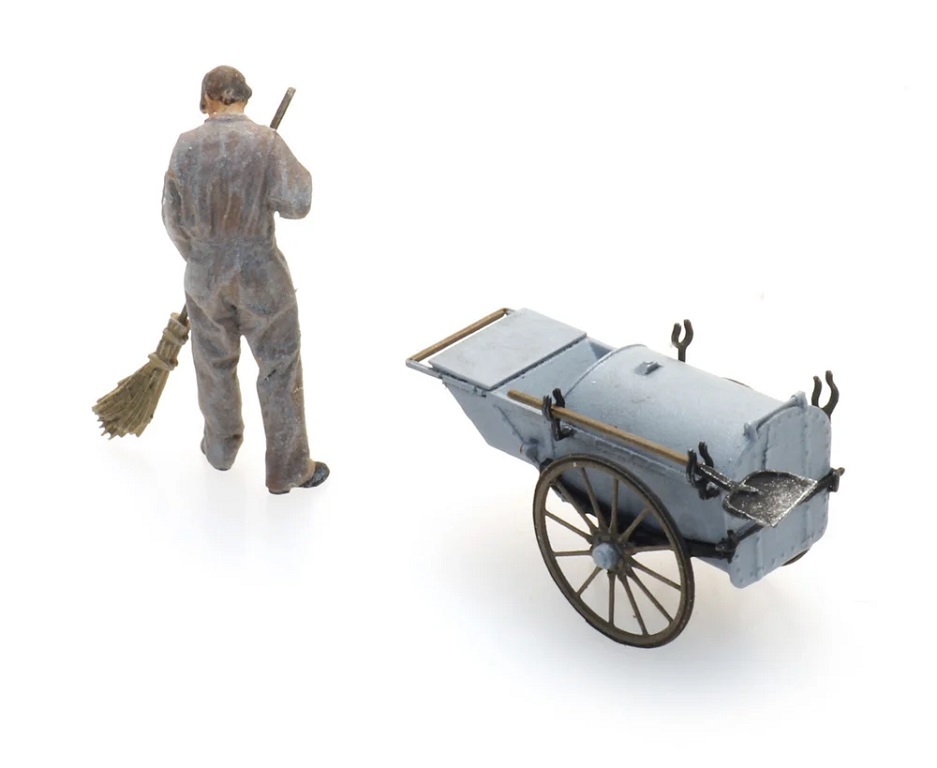 Artitec 5870055 HO scale Streetsweeper with dustcart