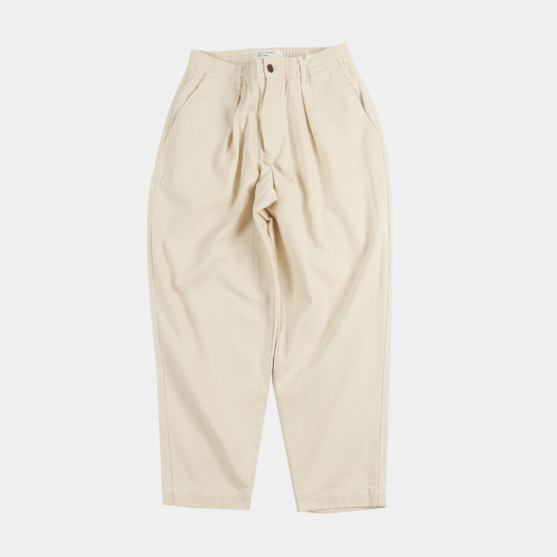 Universal Works Pleated Track Pant - Ecru
