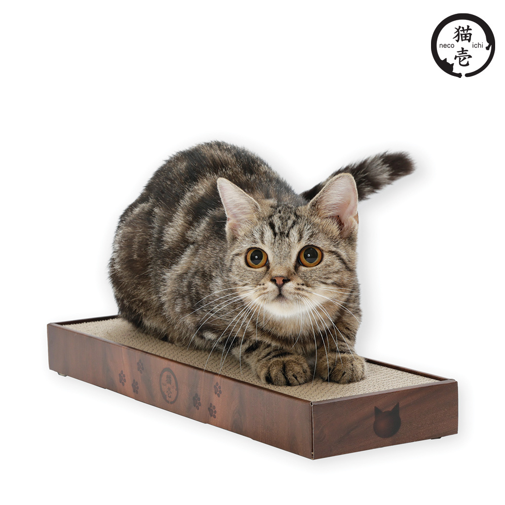 貓壹 抓抓床 細細板 櫻桃木紋