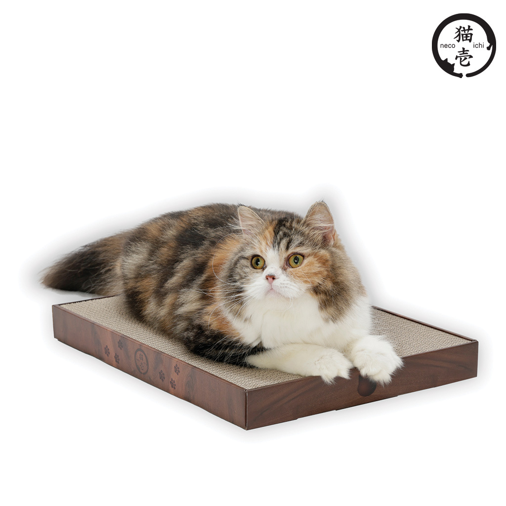 貓壹 抓抓床 寬寬板 櫻桃木紋