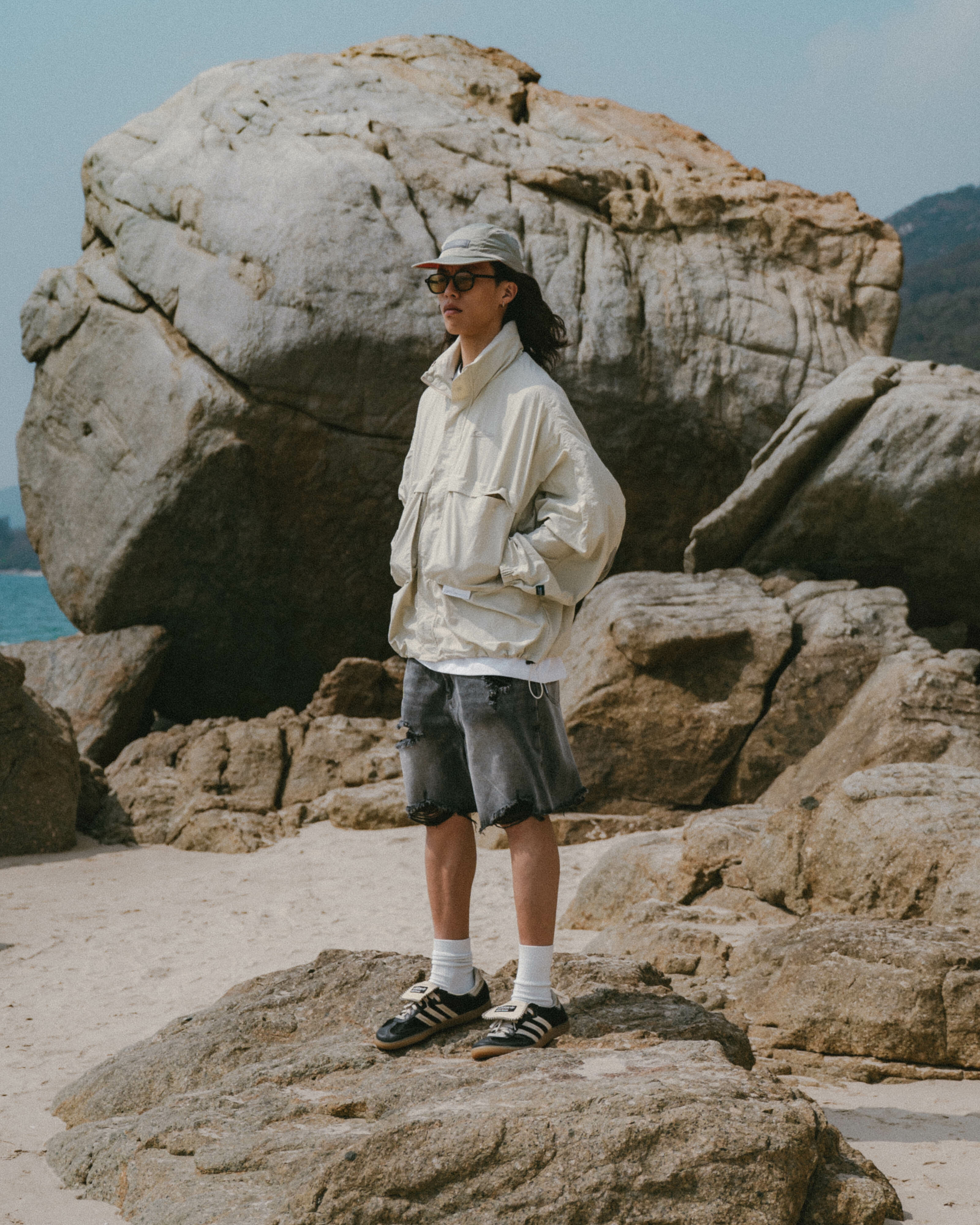 Sense Destoryed Denim Shorts 破壞水洗丹寧褲 2色