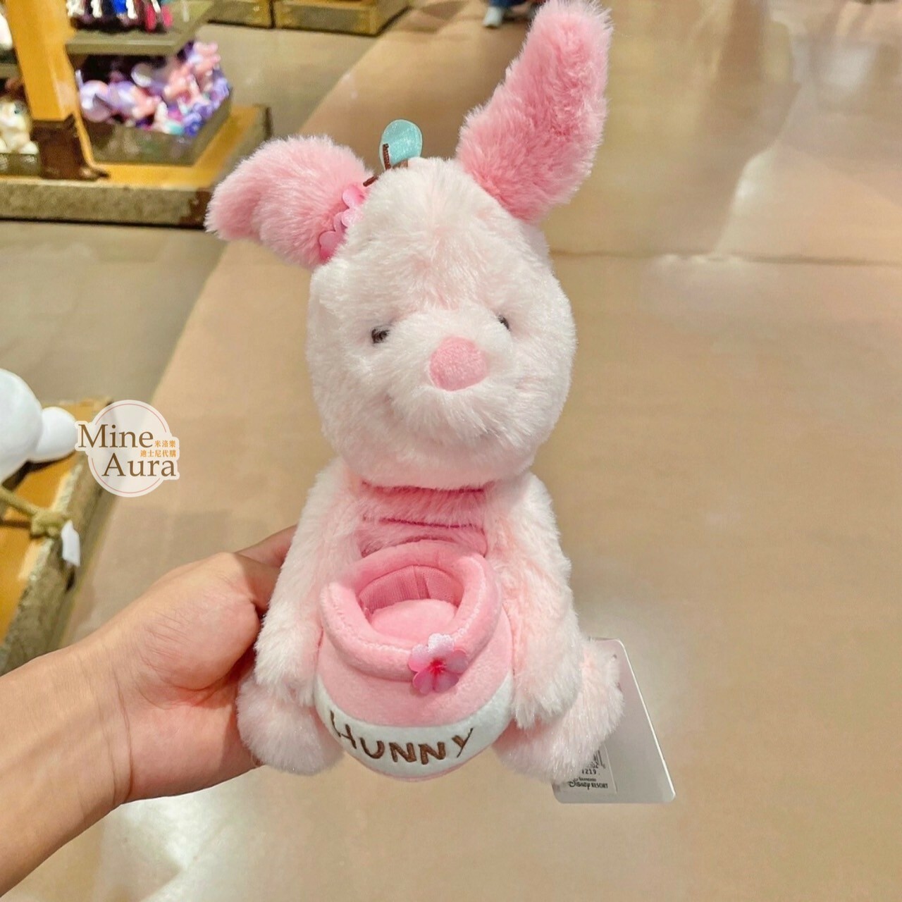 (現貨) 春花爛漫系列 櫻花粉 小豬 皮傑 piglet 絨毛 娃娃 玩偶 小熊維尼 Winnie the Pooh -香港迪士尼樂園