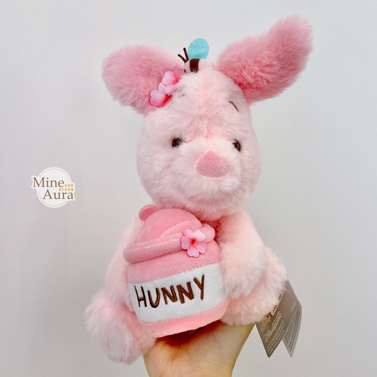 (現貨) 春花爛漫系列 櫻花粉 小豬 皮傑 piglet 絨毛 娃娃 玩偶 小熊維尼 Winnie the Pooh -香港迪士尼樂園