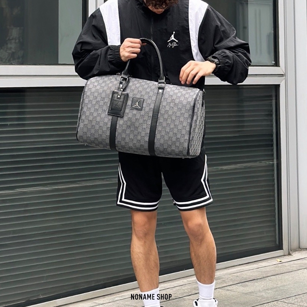 NIKE JORDAN MONOGRAM DUFFLE 復古 老花 滿版 健身包 六色