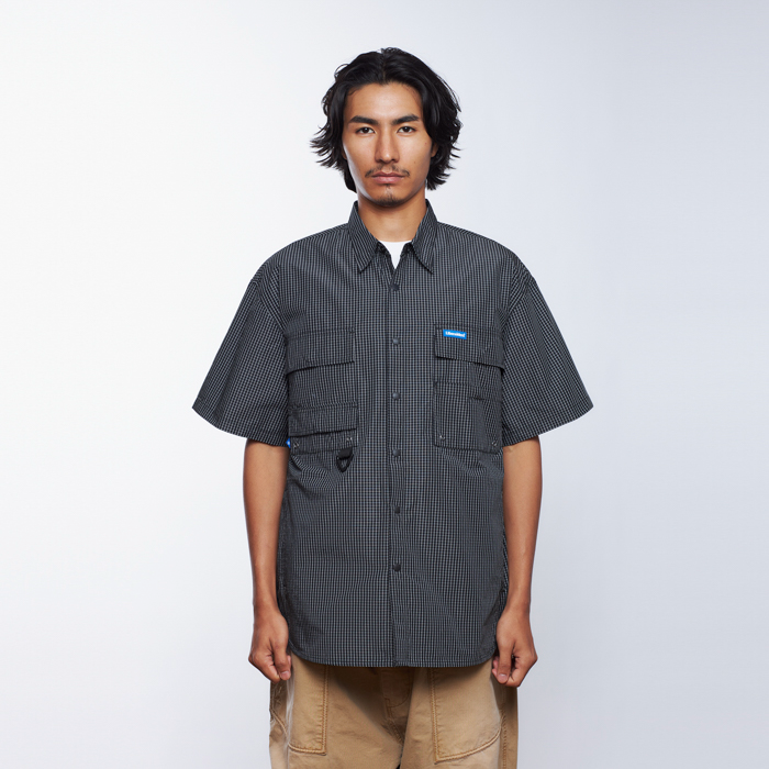日本 Liberaiders / GRID CLOTH S/S SHIRT