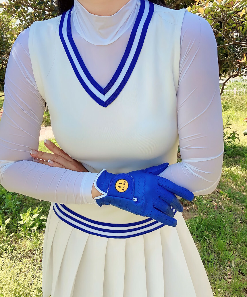 女 303M 正韓設計師 學院風格V領線條連身無袖洋裝 多巴胺連身洋裝