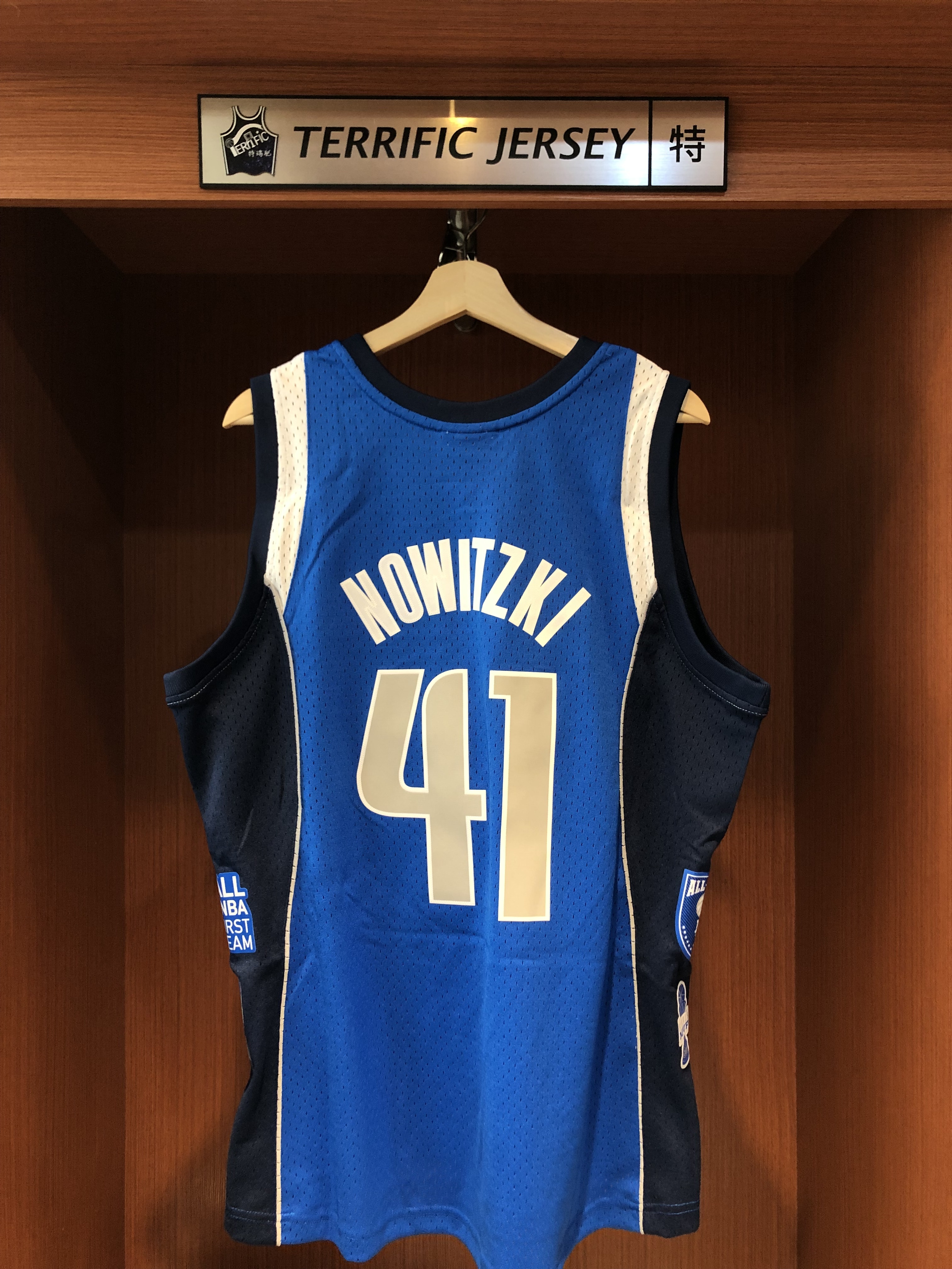 NBA球衣 Dirk Nowitzki 達拉斯小牛 名人堂 98-19藍 M&N Swingman G2 球迷版 熱轉印 全新