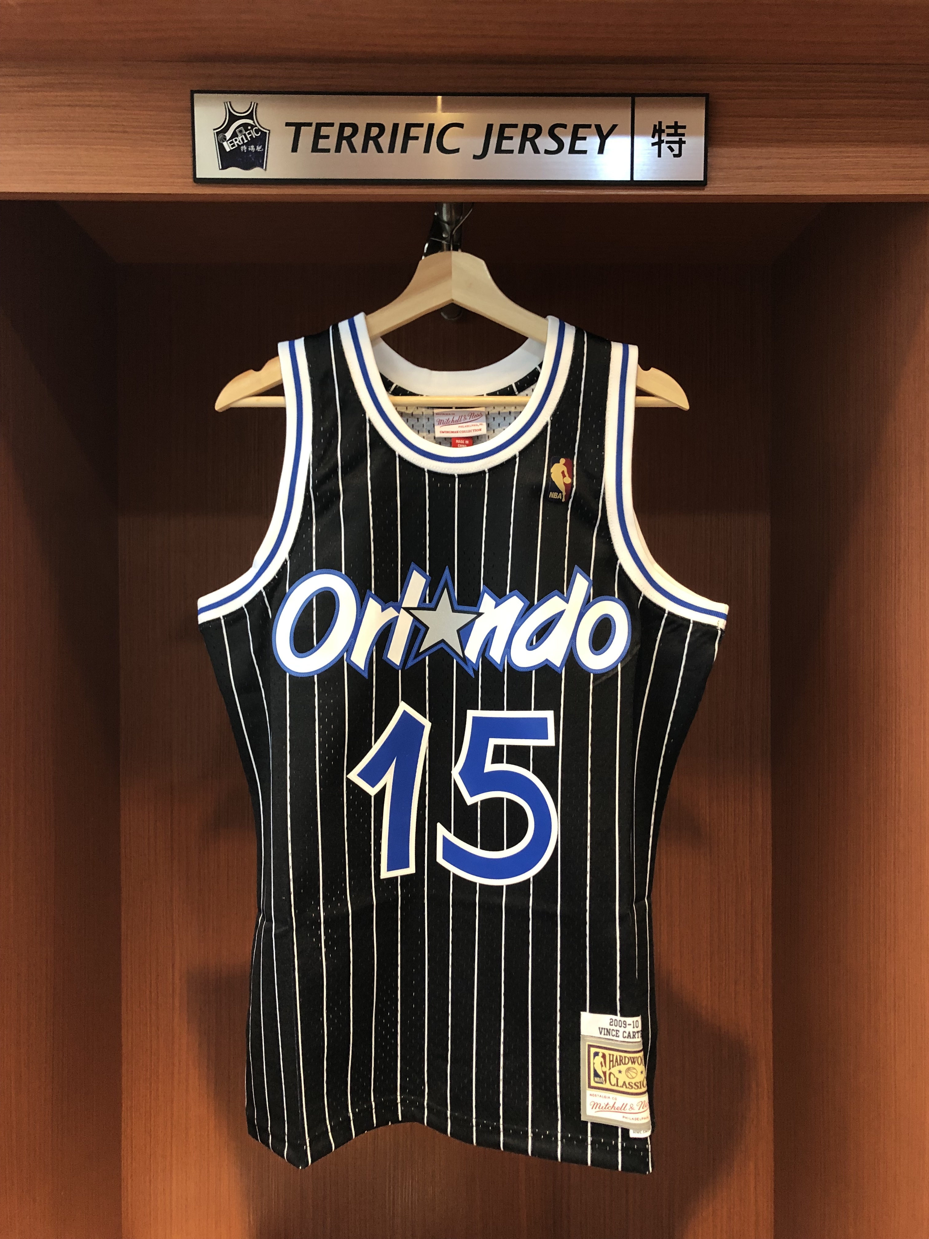 NBA球衣 Vince Carter 奧蘭多魔術 黑條紋 09-10黑 M&N Swingman G2 球迷版 熱轉印 全新