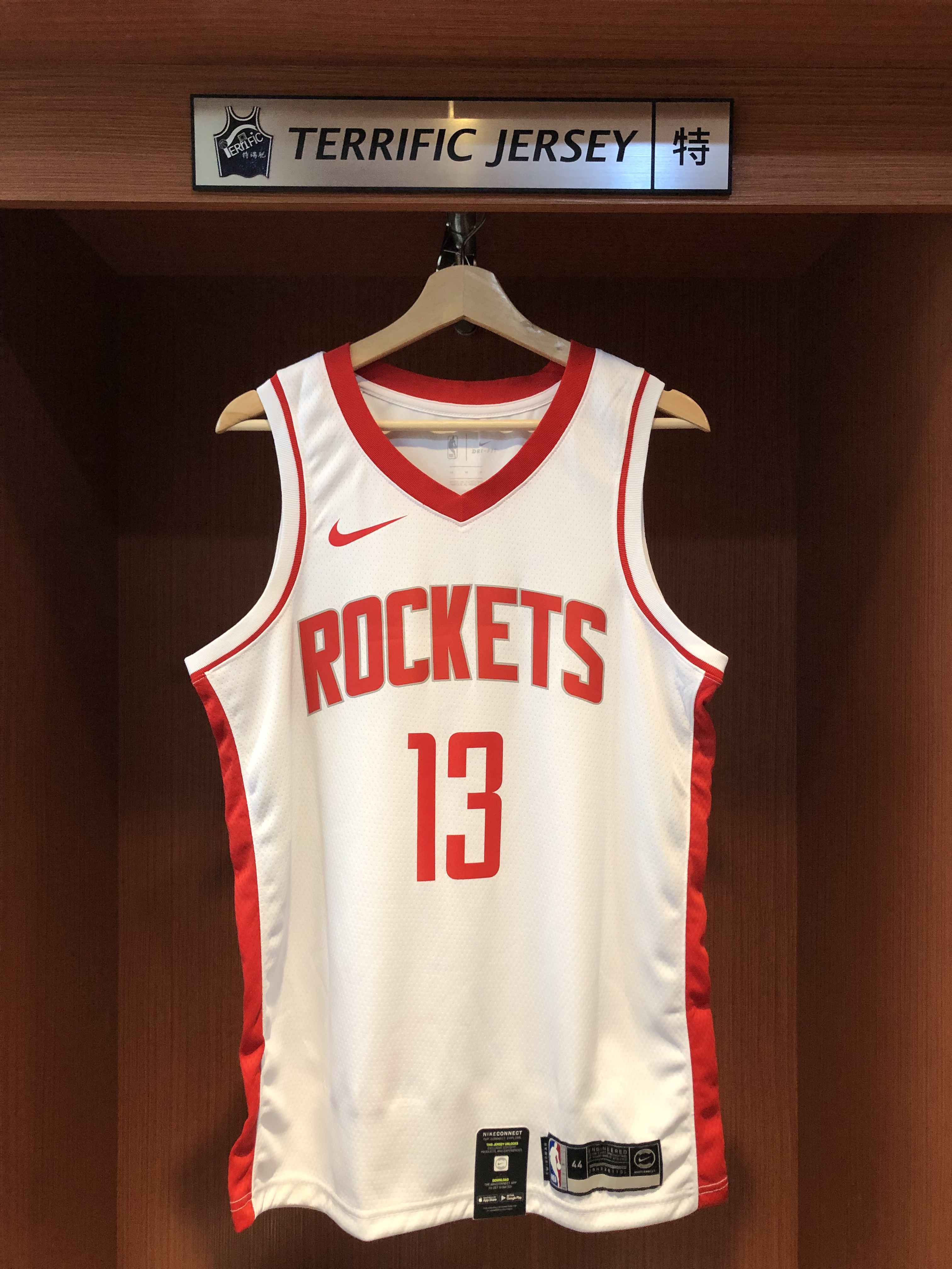 NBA球衣 James Harden 休士頓火箭白 Association Nike Swingman 球迷版 熱轉印 全新