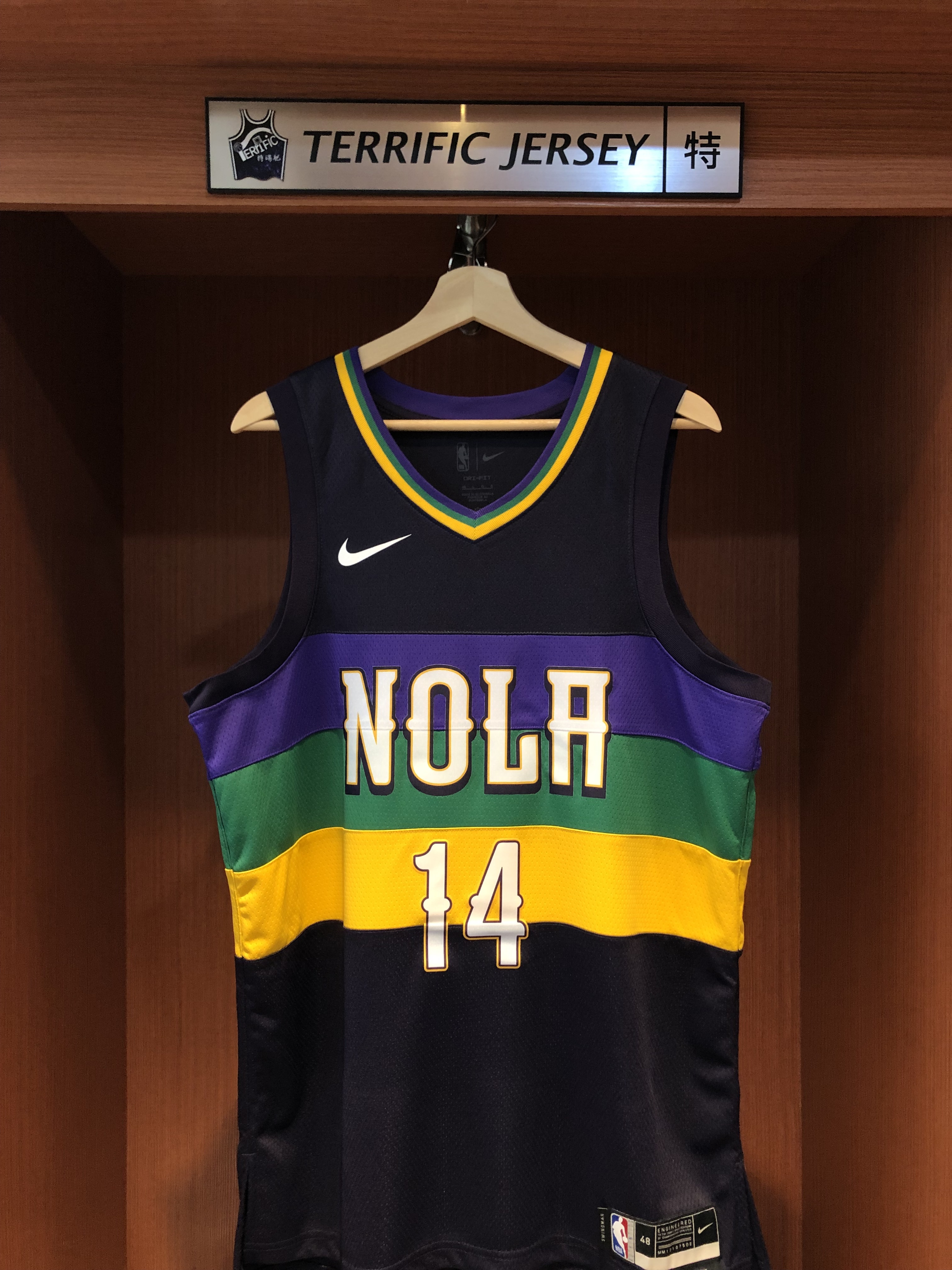 NBA球衣 Brondon Ingram 紐澳良鵜鶘城市 City Nike Swingman 球迷版 熱轉印 全新