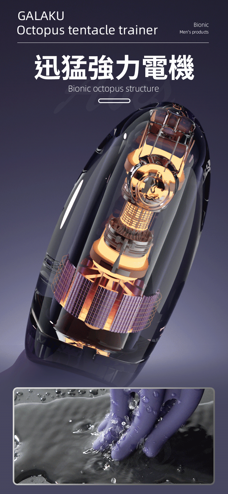 GALAKU 八爪魚龜頭訓練器