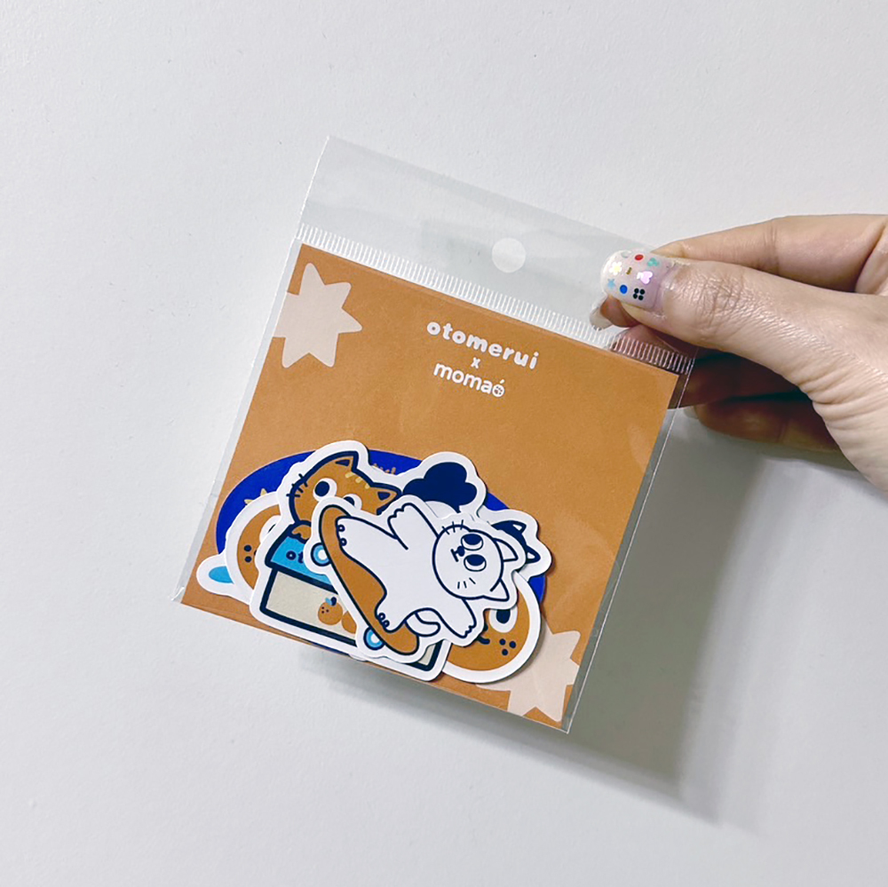 MOMAO x平凡乙女日記 Park Party貼紙組(5入)