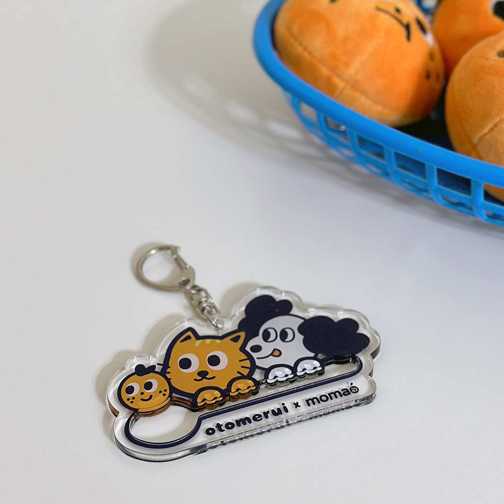 MOMAO x平凡乙女日記 鑰匙圈 撿便扣