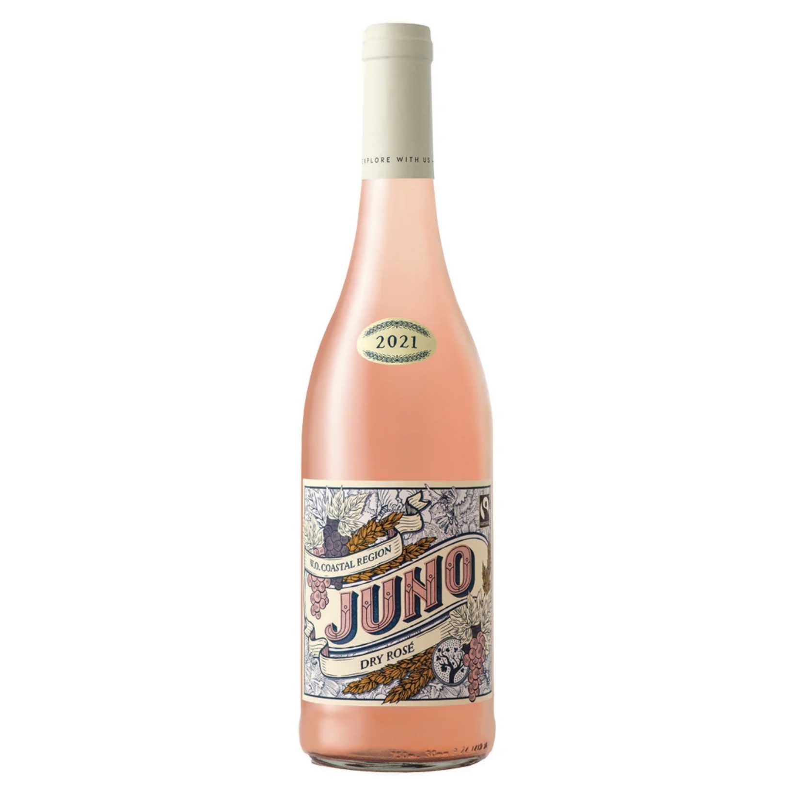 【公平貿易】JUNO Dry Rosé 2022 南非玫瑰酒｜有機素食葡萄酒