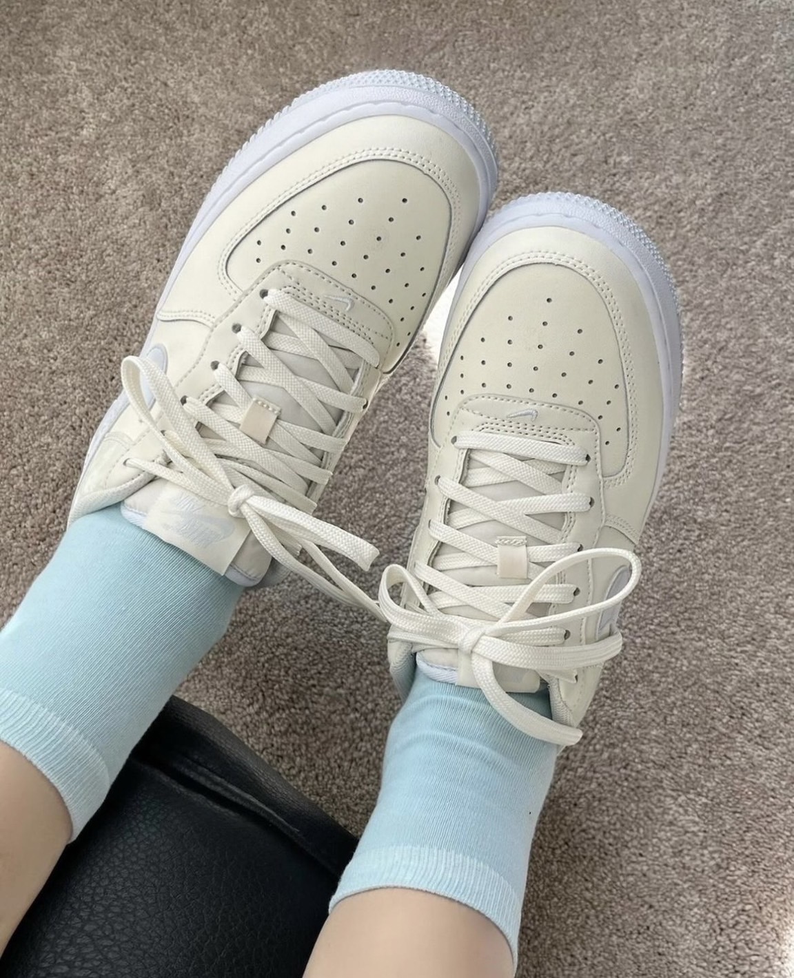 Nike Air Force 1 AF1 奶油冰霜 奶黃色 淡藍色 大童款 CT3839-100/預購