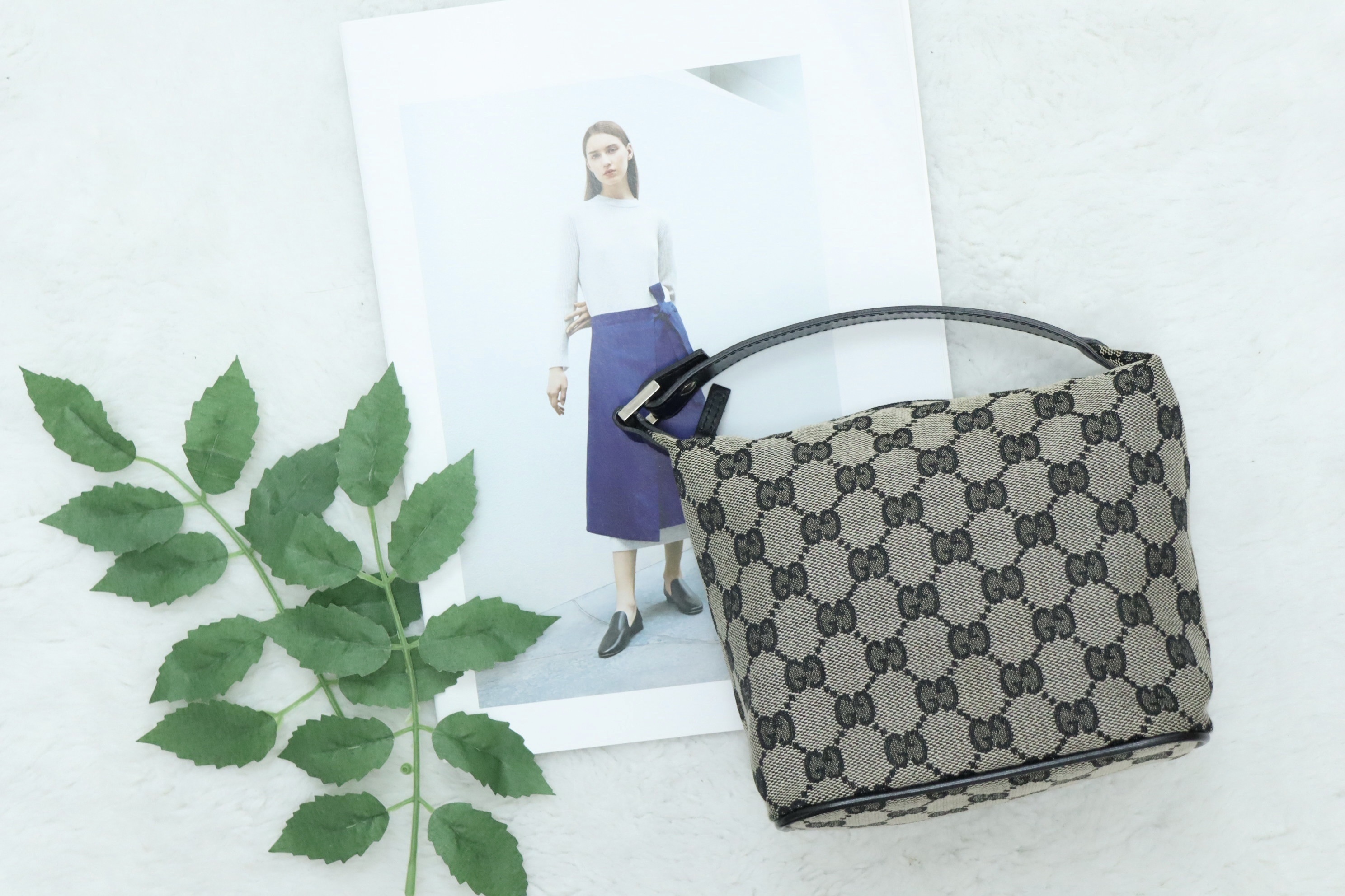 Gucci 暗花小袋🖤