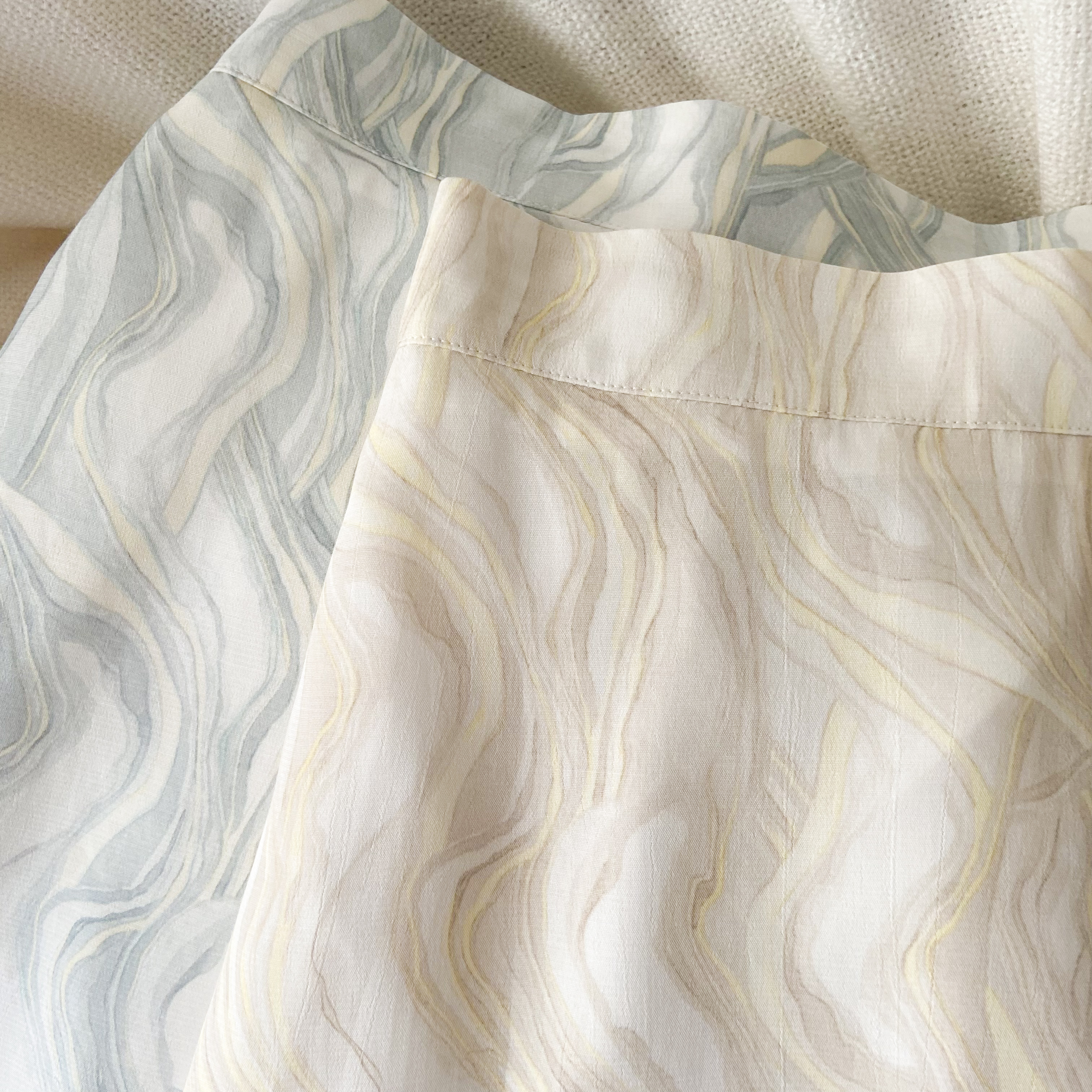 <自家設計系列>抽象pattern skirt