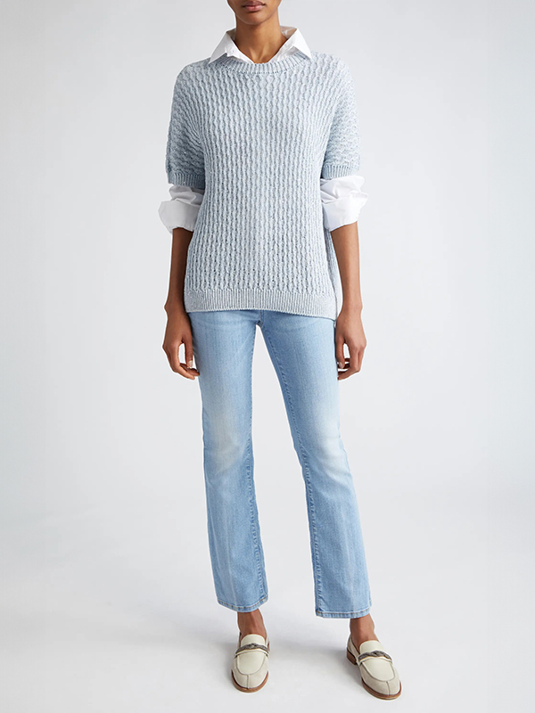 Eleventy 麂皮拼接樂福鞋