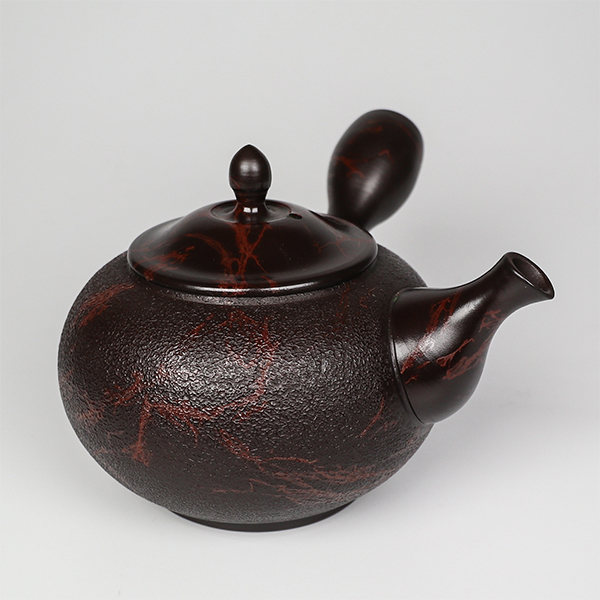 【香臣】大理石平丸 橫手急須0.29L