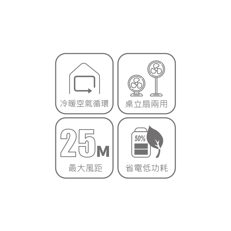 HLE320 9吋DC變頻直流智能立式循環扇