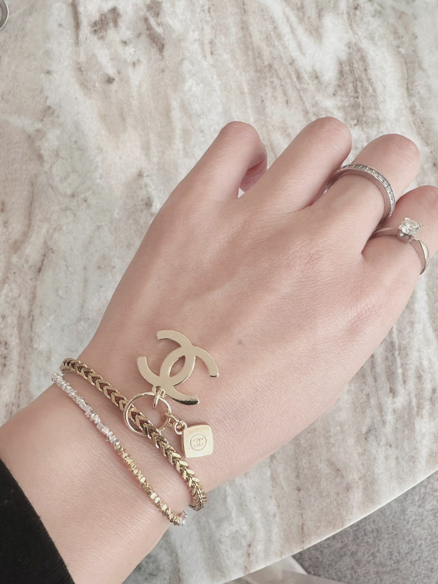 TH16 電鍍字母金手鏈🔸全部買五送一