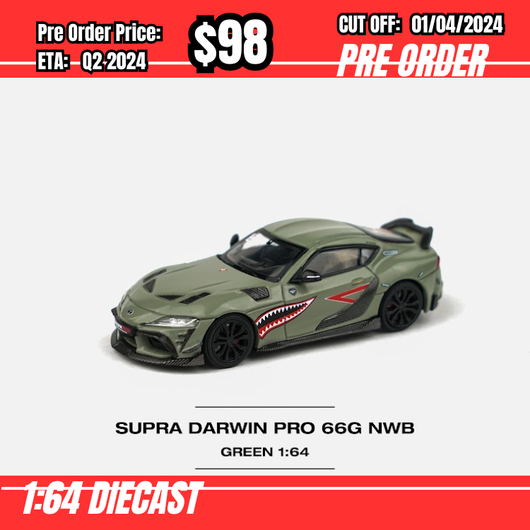 RS-$98  * Pop Race * 1:64 DARWIN PRO 66G NWB SUPRA [OD27/03]