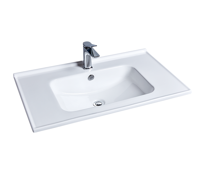 OVO京典衛浴 臉盆龍頭推薦型號 L8811 / F8056 浴櫃式瓷盆