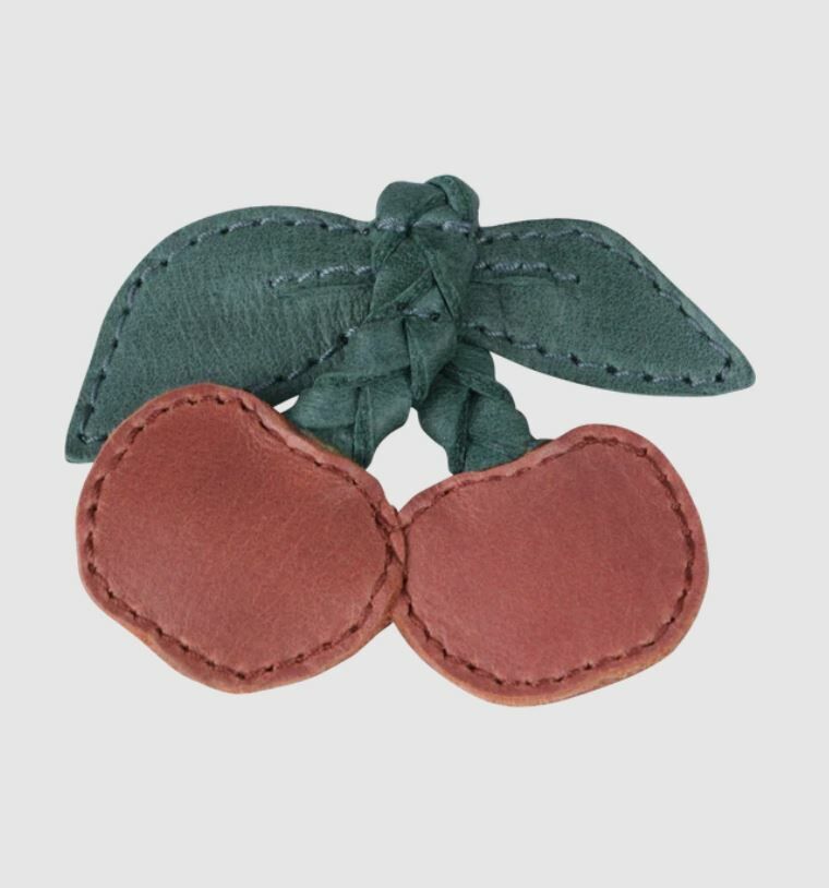 DONSJE 櫻桃皮革髮夾 Nanoe Fruit Hairclip - Cherry