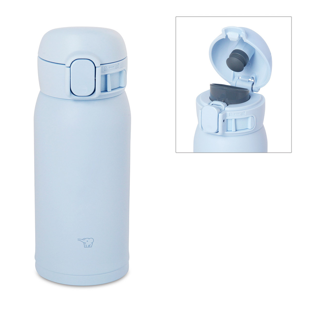 象印0.36L 不銹鋼保溫杯(一體式中栓)【香港行貨】 -SM-WS36