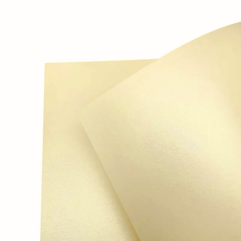 艾力獨家 -【厚磅底卡】| 珍珠卡 - 珍珠黃  (A4規格-4入) #T9002