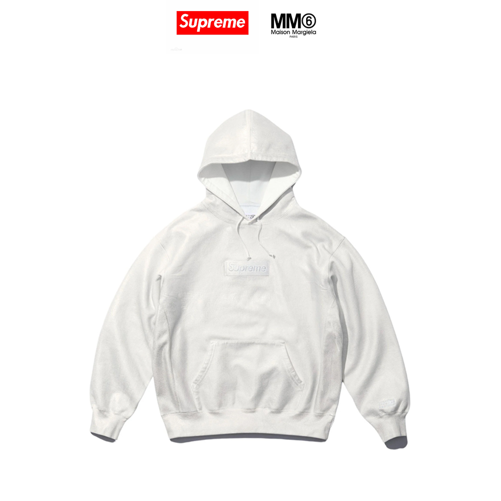 Supreme MM6 Margiela Box Logo Hooded 白 L 23608238_53613906_600.jpg