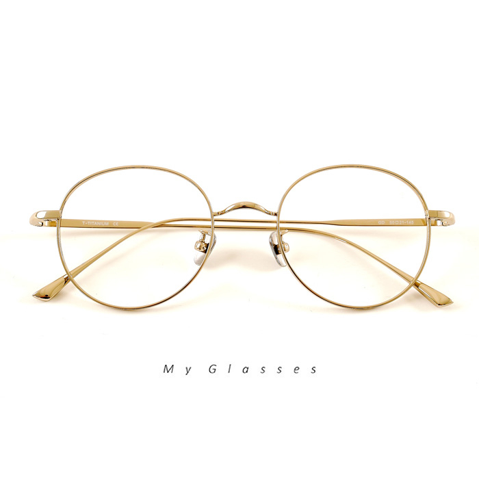 T137純鈦經典圓框眼鏡